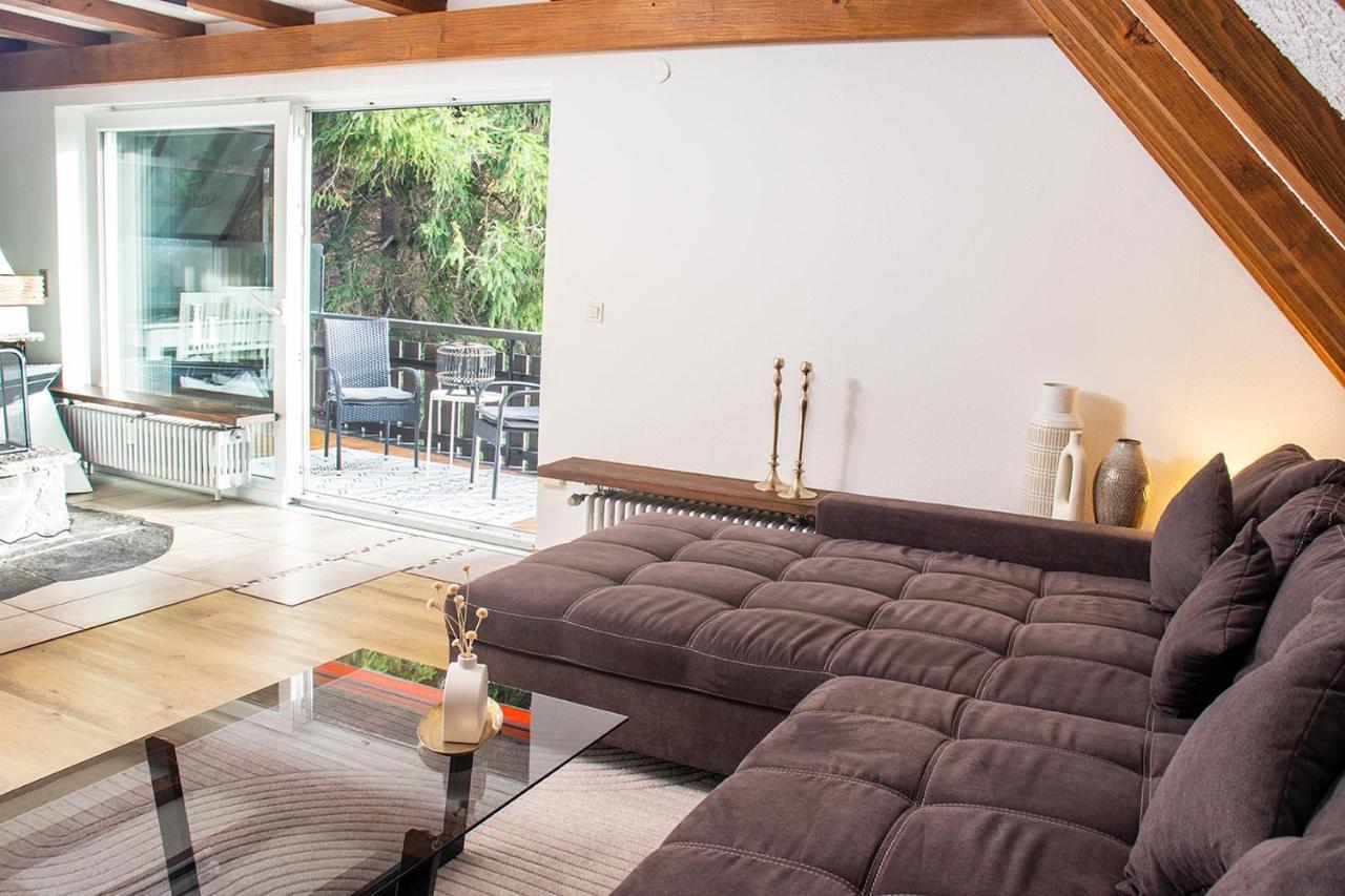 Blackncozy - Grosszuegiges Designappartement Mit Boxspringbetten Und Heimkino Фельдберг Екстер'єр фото