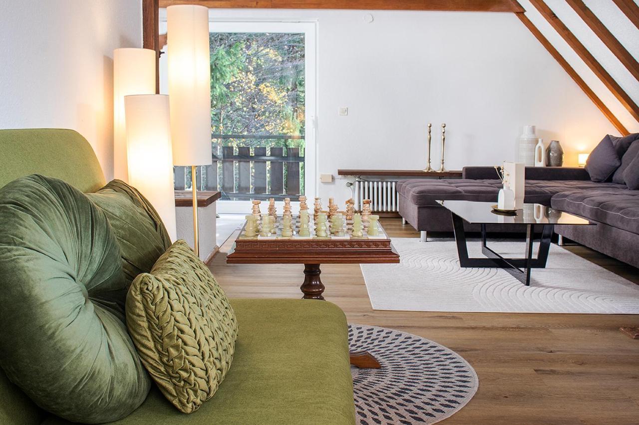 Blackncozy - Grosszuegiges Designappartement Mit Boxspringbetten Und Heimkino Фельдберг Екстер'єр фото